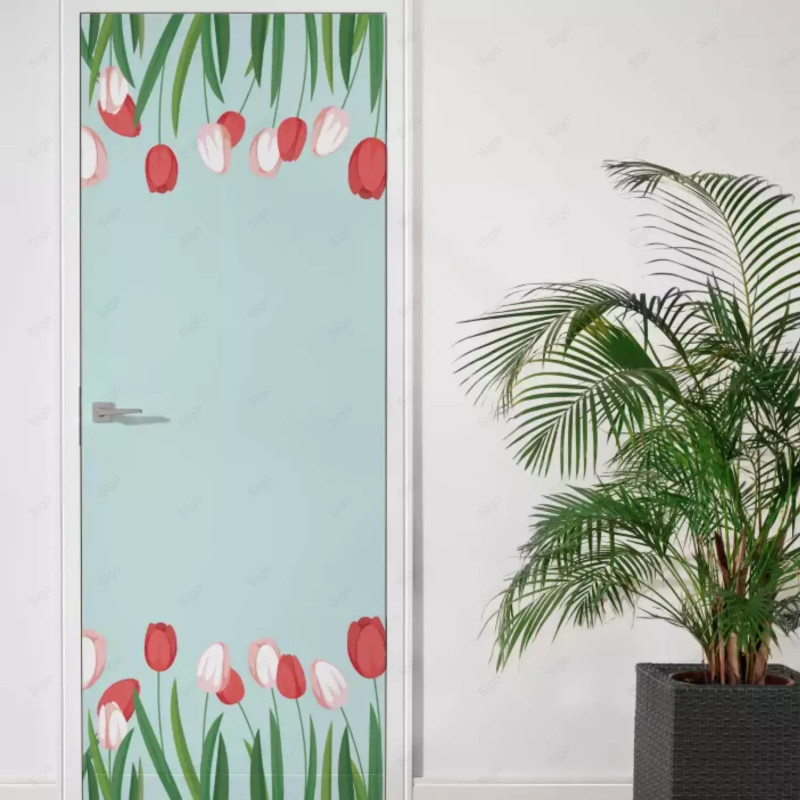 Vinil impreso aplicado en madera con decoración personalizada.