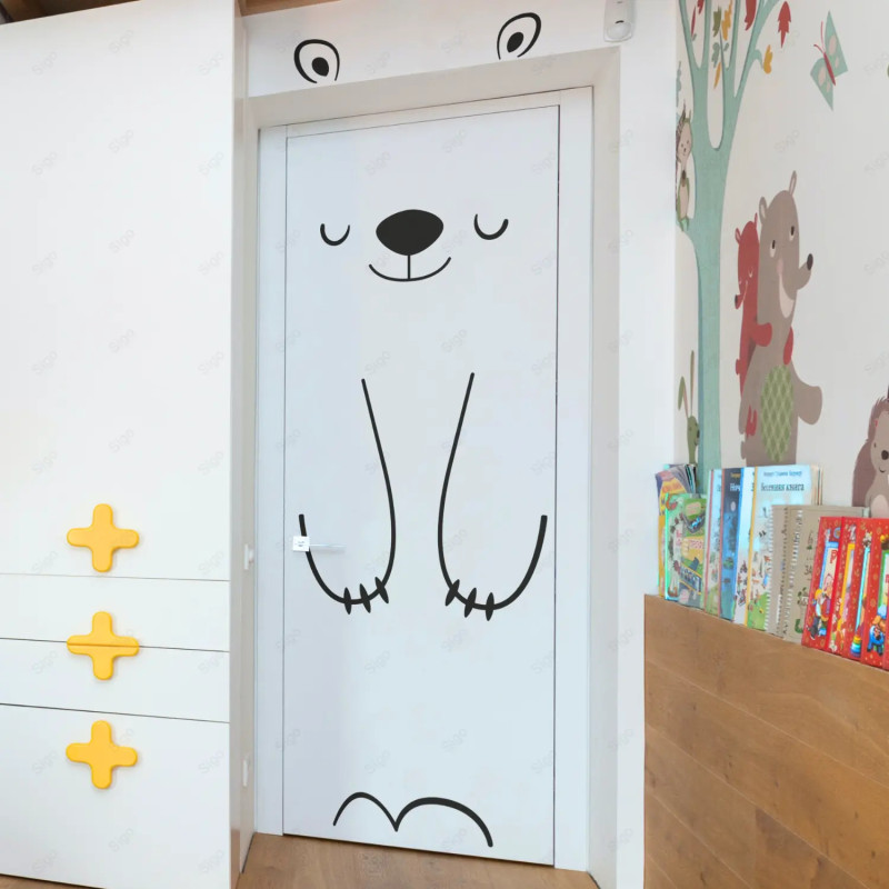 ‣ Vinil Adhesivo Decorado para Puertas - Oso... | SIGO
