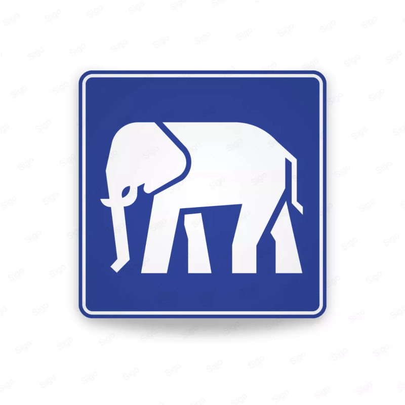 ‣ Rótulo Vial Turístico - Zoológico... | SIGO