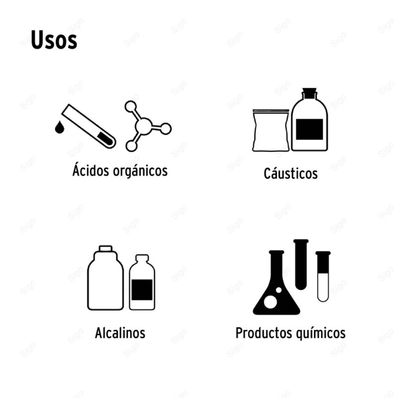 Guantes de Látex Industriales, G, Truper, Protección de Manos