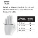 Guantes de Nylon Recubiertos de Nitrilo Arenoso, S, Truper, Protección de Manos