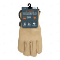 Guantes de Piel de Res Tipo Operador, Truper, Protección de Manos