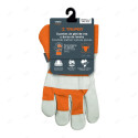 Guantes de Piel de Res y Dorso de Loneta, Truper, Protección de Manos