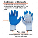 Guantes de Poliéster Recubiertos de Látex, S, Truper, Protección de Manos