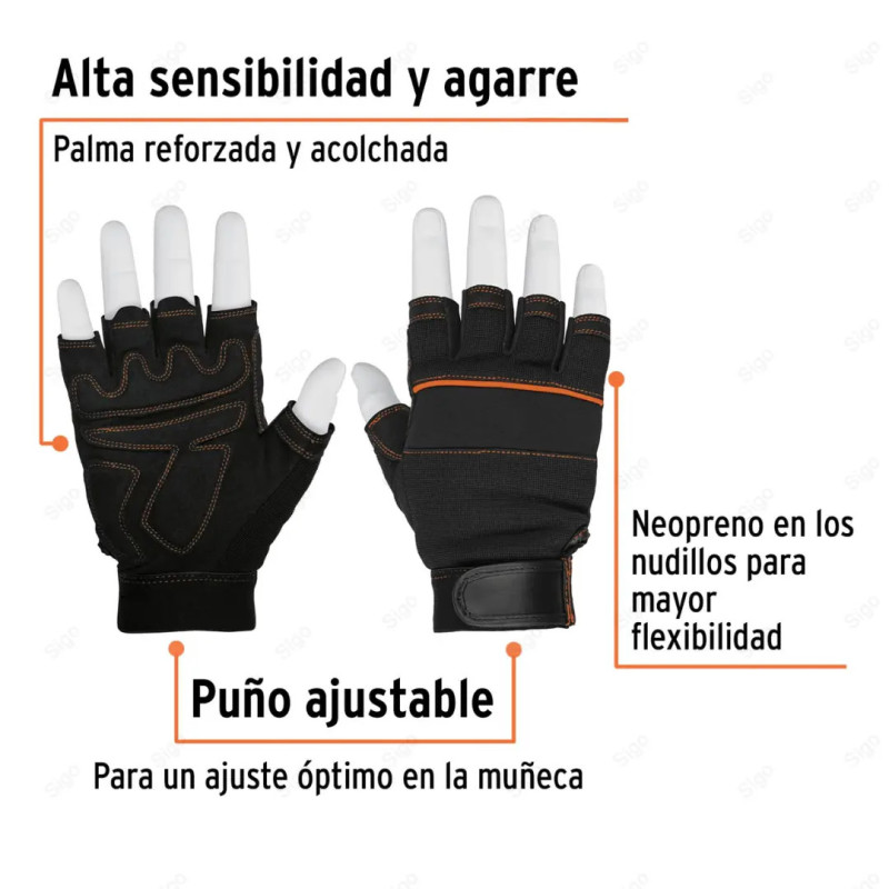 Guantes para Mecánico, S, Truper, Protección de Manos