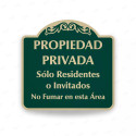 ‣ Rótulo Vial Residencial: Propiedad Privada... | SIGO