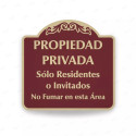 ‣ Rótulo Vial Residencial: Propiedad Privada... | SIGO