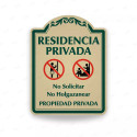 ‣ Rótulo Vial Residencial: No Solicitar... | SIGO