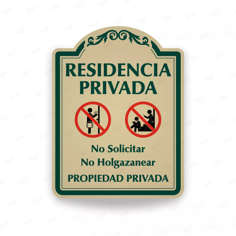 ‣ Rótulo Vial Residencial: No Solicitar... | SIGO