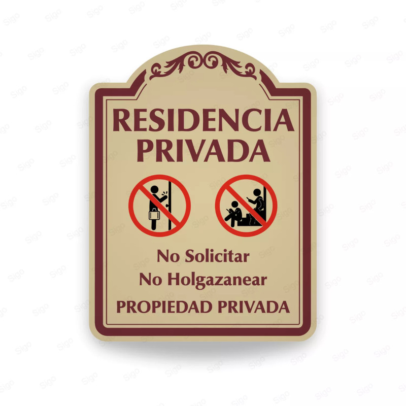 ‣ Rótulo Vial Residencial: No Solicitar... | SIGO