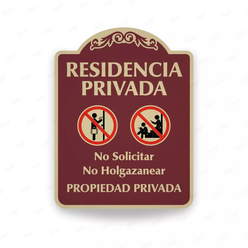 ‣ Rótulo Vial Residencial: No Solicitar... | SIGO