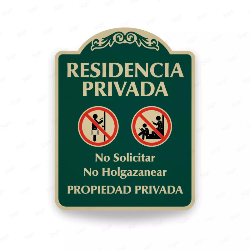 ‣ Rótulo Vial Residencial: No Solicitar... | SIGO