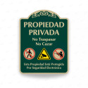 ‣ Rótulo Vial Residencial - Propiedad Privada... | SIGO