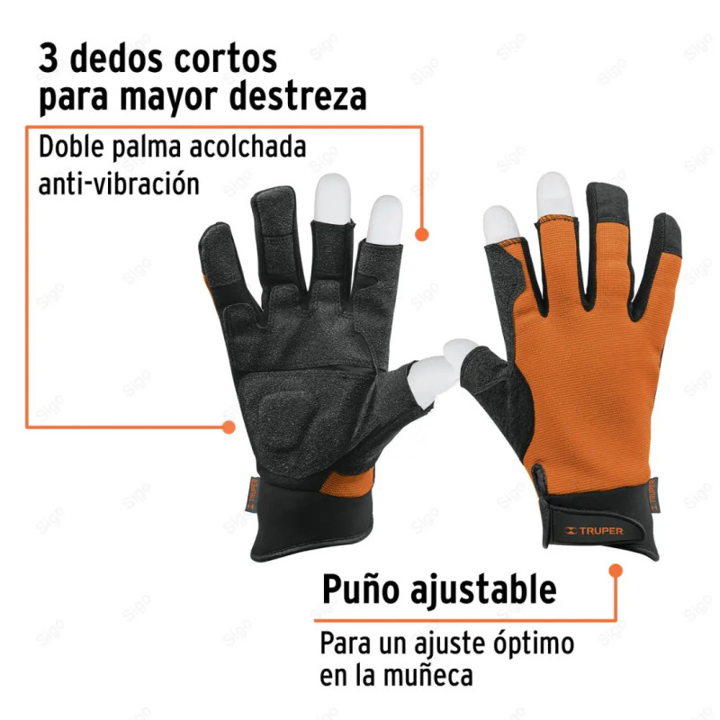 Guantes para Mecánico, Alta Sensibilidad, Protección de Manos