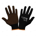 Guantes de Poliéster con Puntos de PVC en Palma, S, Protección de Manos
