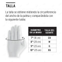 Guantes de Poliéster con Puntos de PVC en Palma, M, Protección de Manos