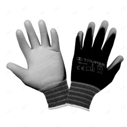 Guantes de Nylon Recubiertos de Poliuretano, S, Protección de Manos