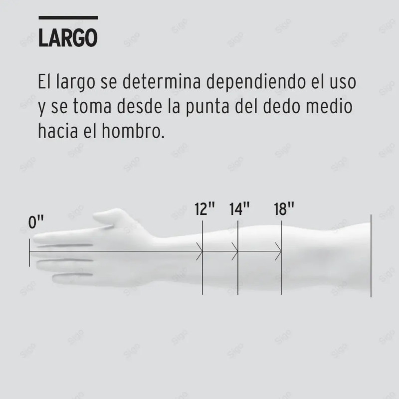 Guantes de Látex para Limpieza, S, Protección de Manos