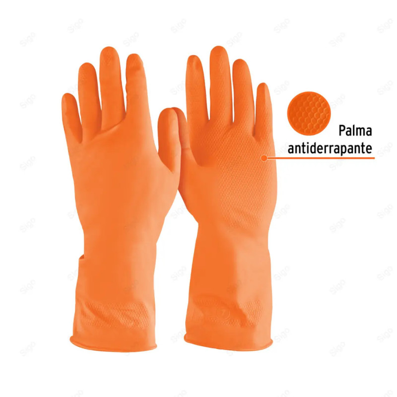 Guantes de Látex para Limpieza, S, Protección de Manos