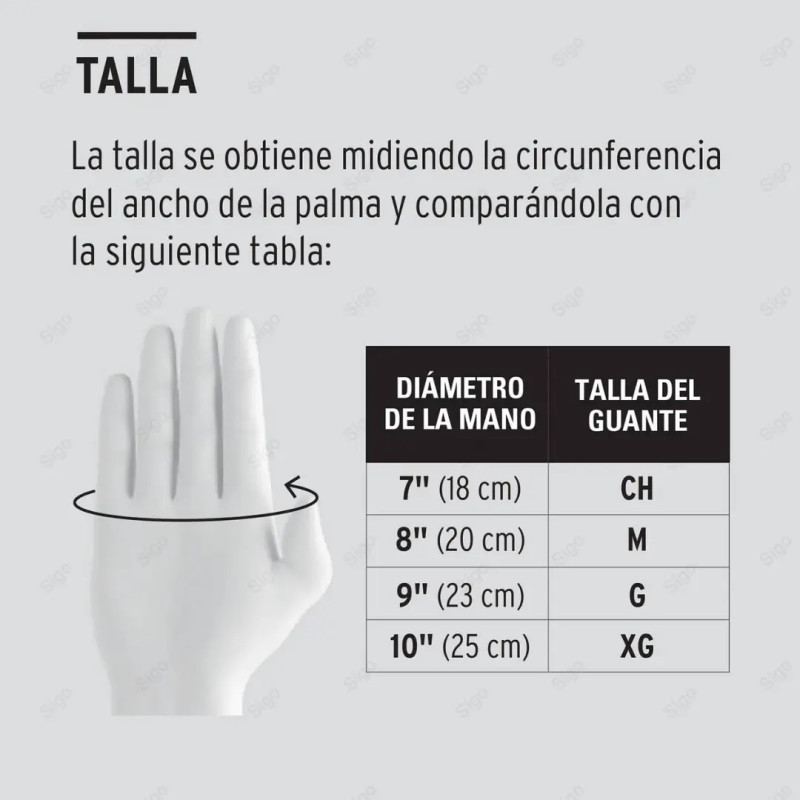 Guantes de Látex Reforzados para Limpieza, S, Protección de Manos