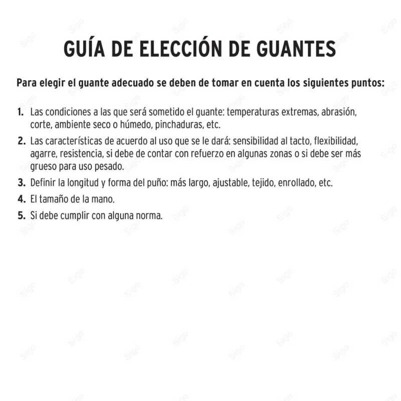 Guantes de Carnaza Corto, Usos Generales, Protección de Manos