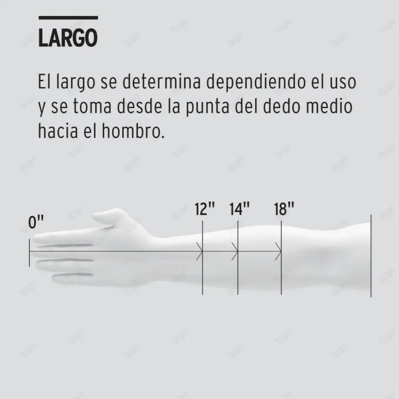 Guantes de Látex para Limpieza, M, Protección de Manos