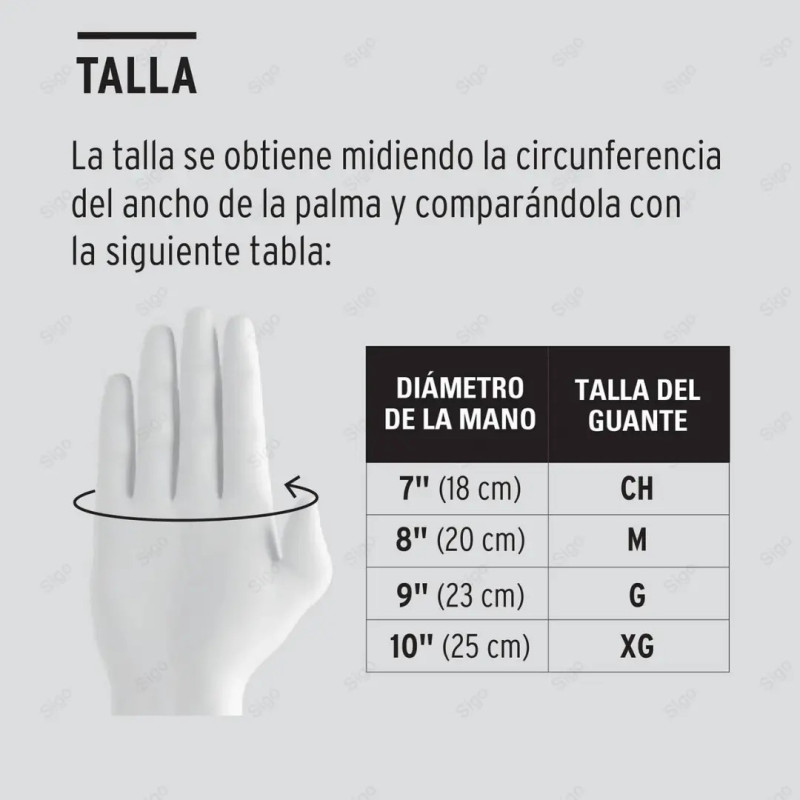 Guantes de Látex para Limpieza, G, Protección de Manos