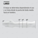 Guantes de Látex para Limpieza, G, Protección de Manos