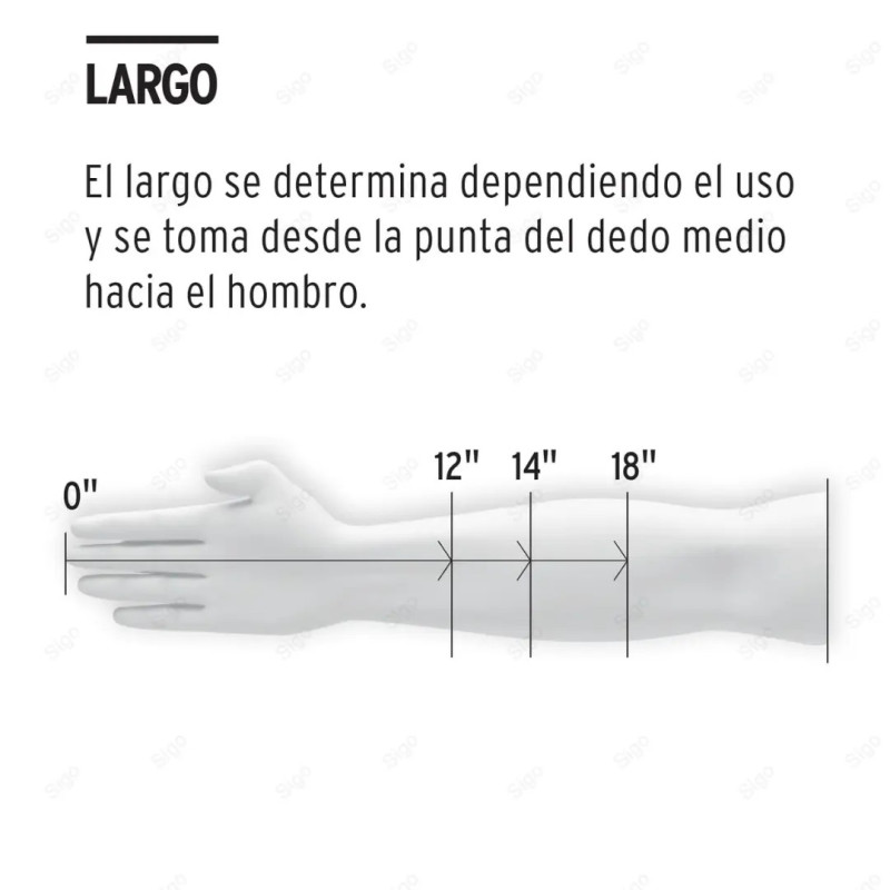 Guantes de Látex para Pintor, G, Protección de Manos