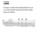 Guantes de Neopreno para Manejo de Químicos, G, Protección de Manos