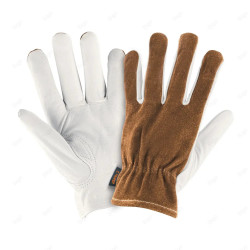 Guantes de Piel de Cabra con Dorso de Carnaza, Protección de Manos