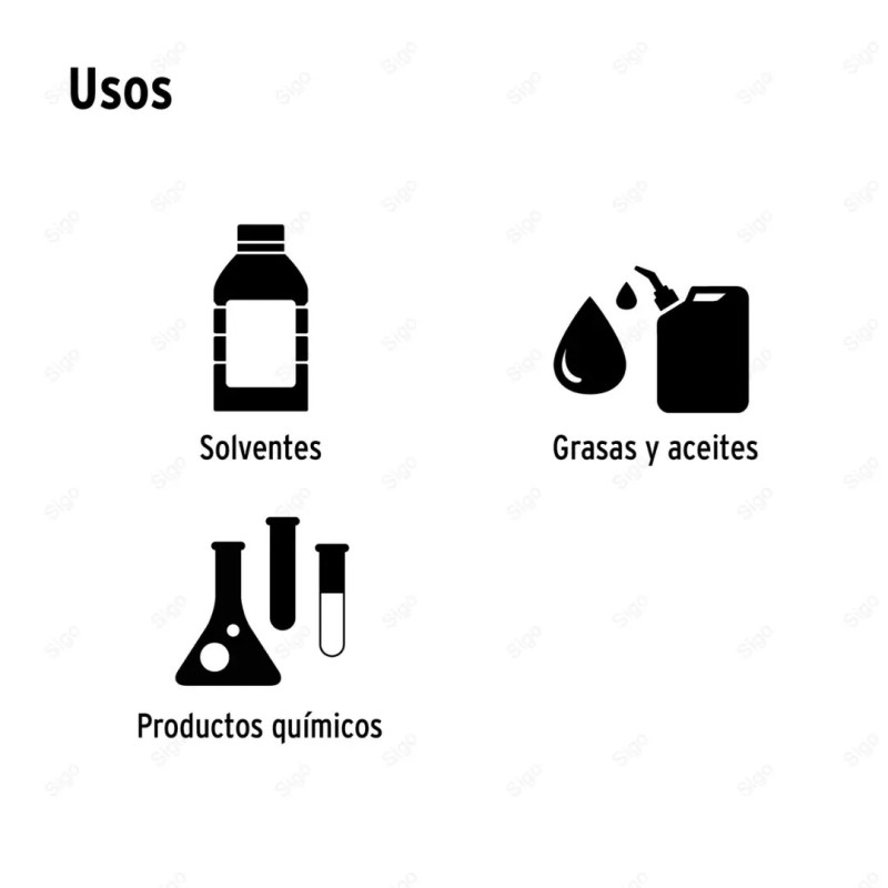 Guantes de Nitrilo Verde, Multiusos, G, Protección de Manos