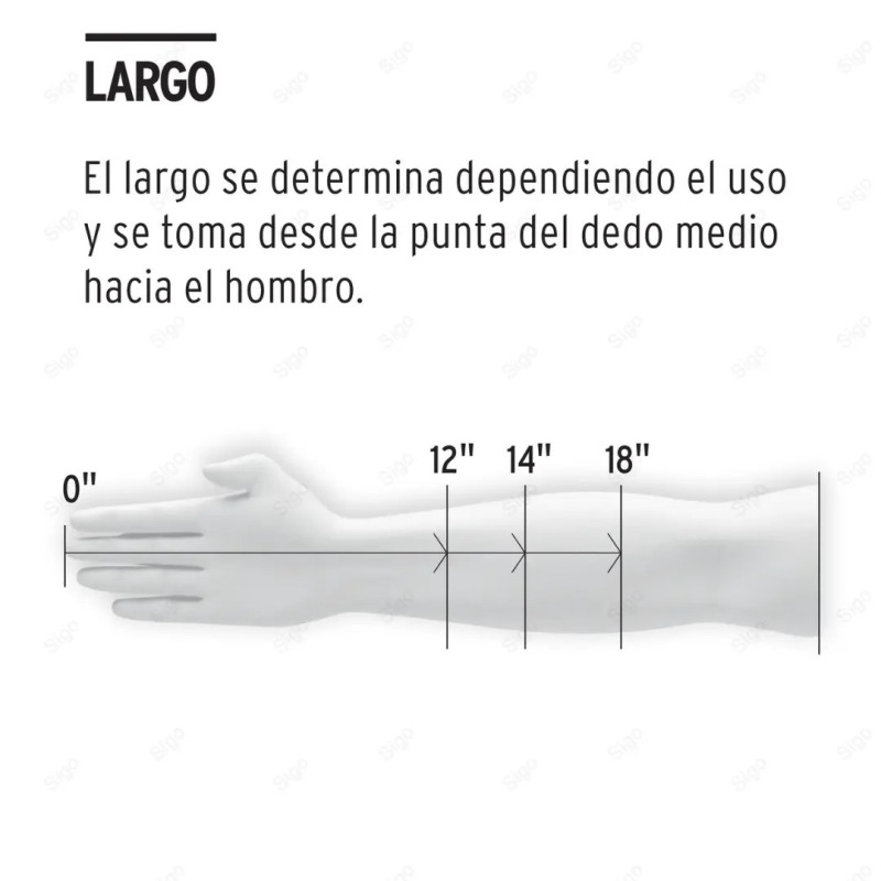 Guantes de Nitrilo Verde, Multiusos, S, Truper, Protección de Manos