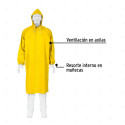 Gabardina Impermeable Triple Capa, 0.35 mm, S, Ropa Impermeable