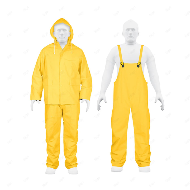 Conjunto Impermeable Doble Capa PVC, XG, Ropa Impermeable