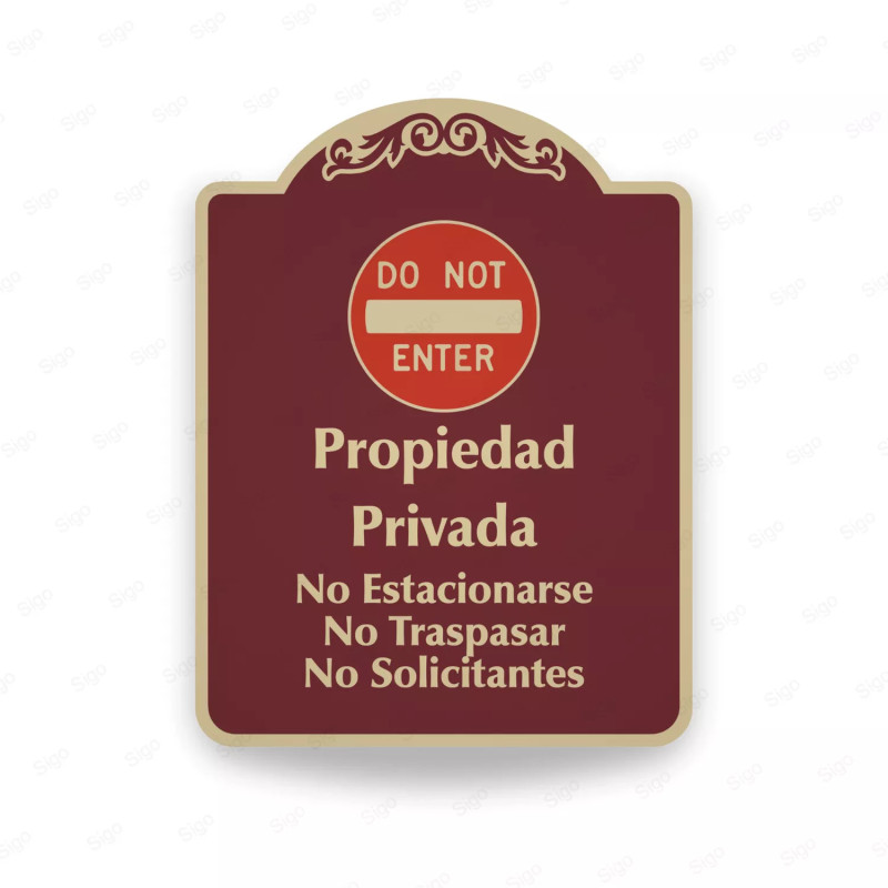 ‣ Rótulo Vial Residen... No Estacionarse | SIGO