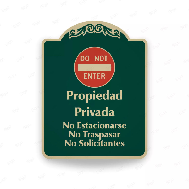 ‣ Rótulo Vial Residen... No Estacionarse | SIGO