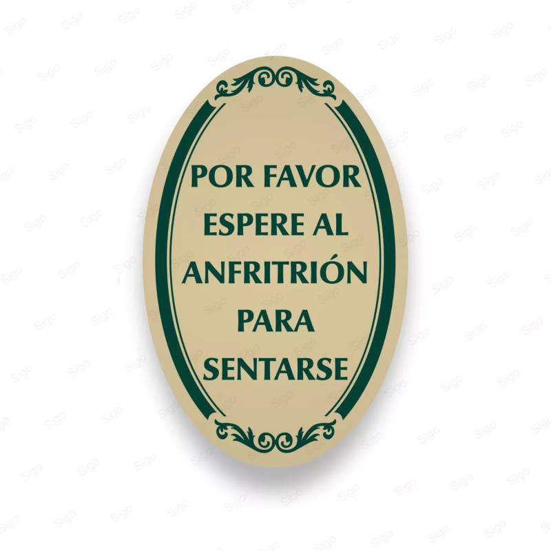 ‣ Rótulo Vial: Espere al Anfitrión... | SIGO