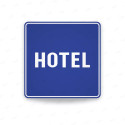 ‣ Rótulo Vial De Servicio - Hotel | Cod. SIS -  13 | Sigo