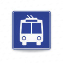 ‣ Rótulo Vial De Servicio - Parada Metro Riel | Cod. SIS -  21 | Sigo