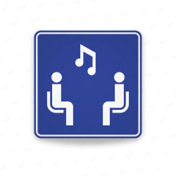 ‣ Rótulo Vial De Servicio - Audiorama | Cod. SIS -  34 | Sigo