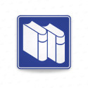 ‣ Rótulo Vial De Servicio - Biblioteca | Cod. SIS -  36 | Sigo