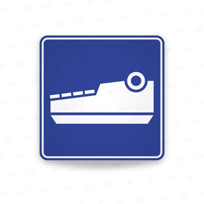 ‣ Rótulo Vial De Servicio - Oficina | Cod. SIS -  49 | Sigo