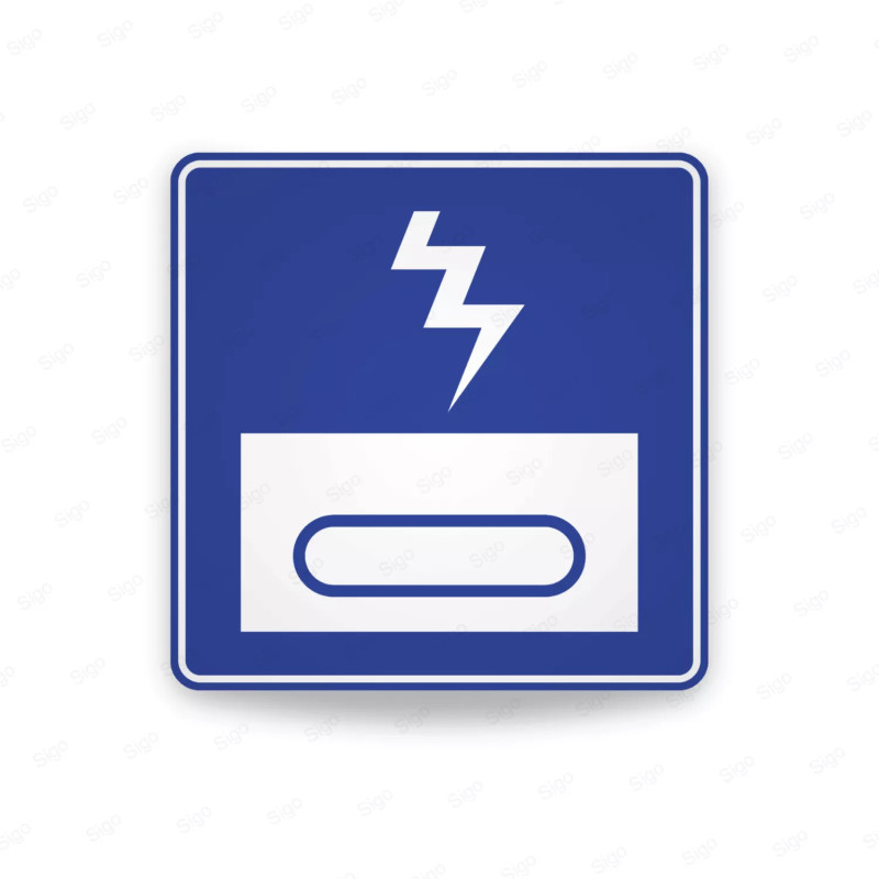 ‣ Rótulo Vial De Servicio - Oficina | Cod. SIS -  59 | Sigo