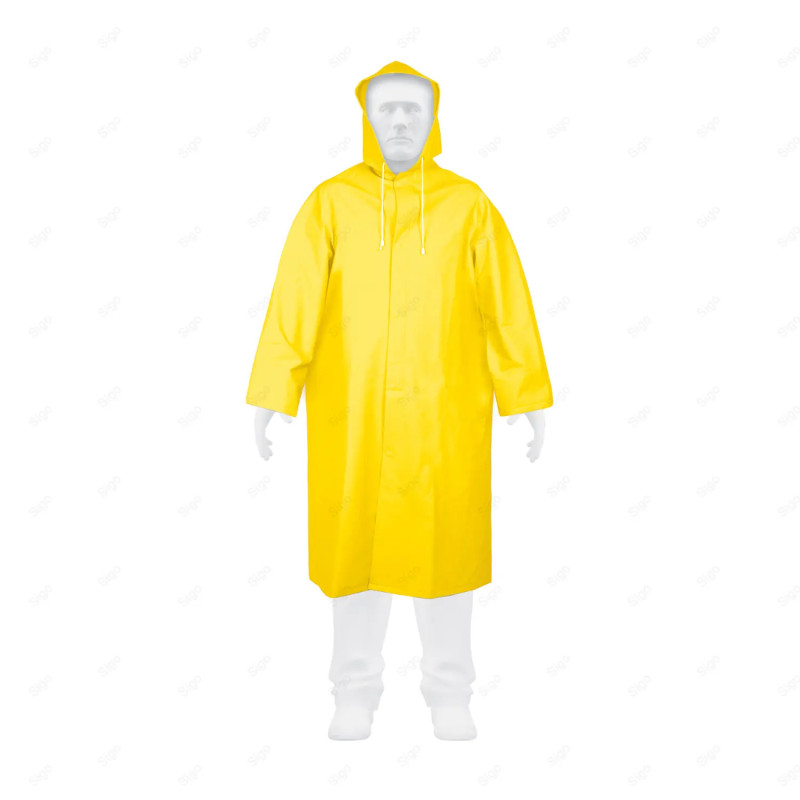 Gabardina Impermeable Doble Capa, Multiples Tallas, PVC, Ropa Impermeable
