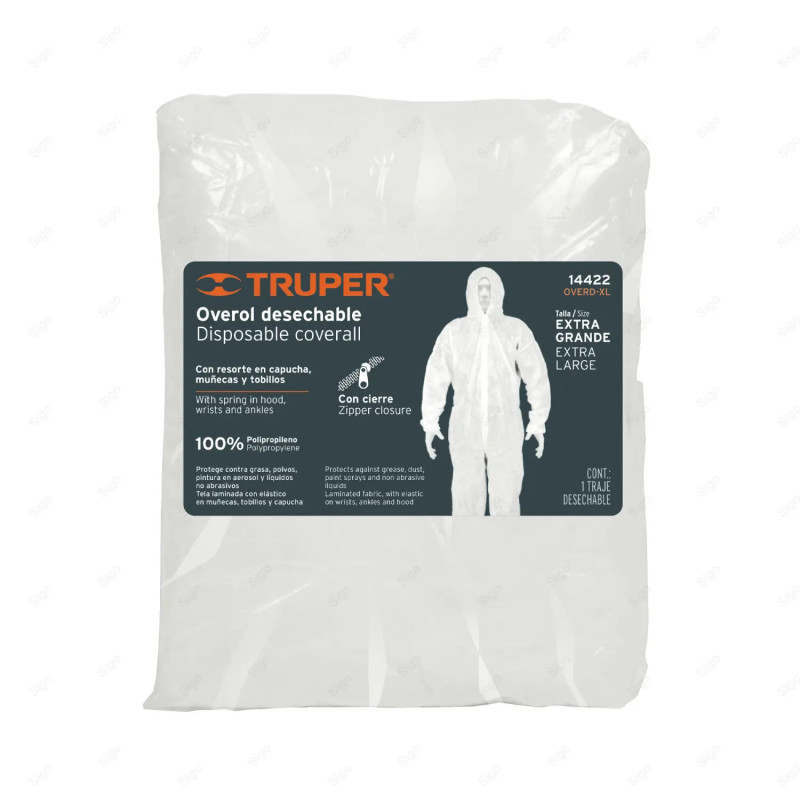 Overol Desechable, Multiples Tallas, Ropa Impermeable