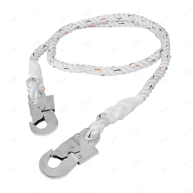 Cable de posicionamiento con 2 ganchos, 2 m, Protección Contra Caídas