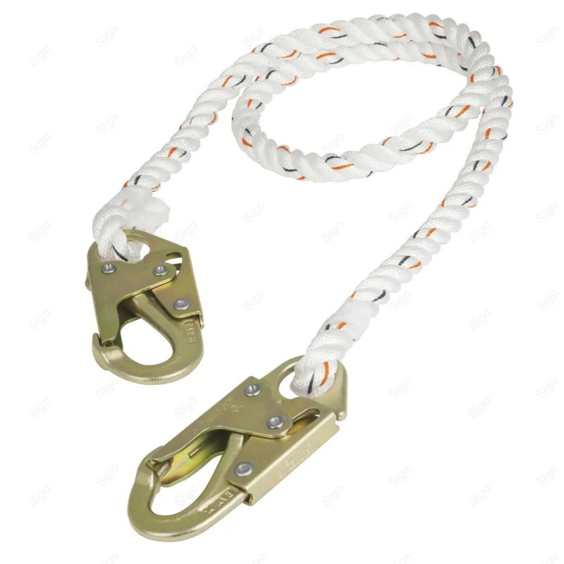 Cable de Posicionamiento con 2 Ganchos, 1.5 m, ANSI, Protección Contra Caídas
