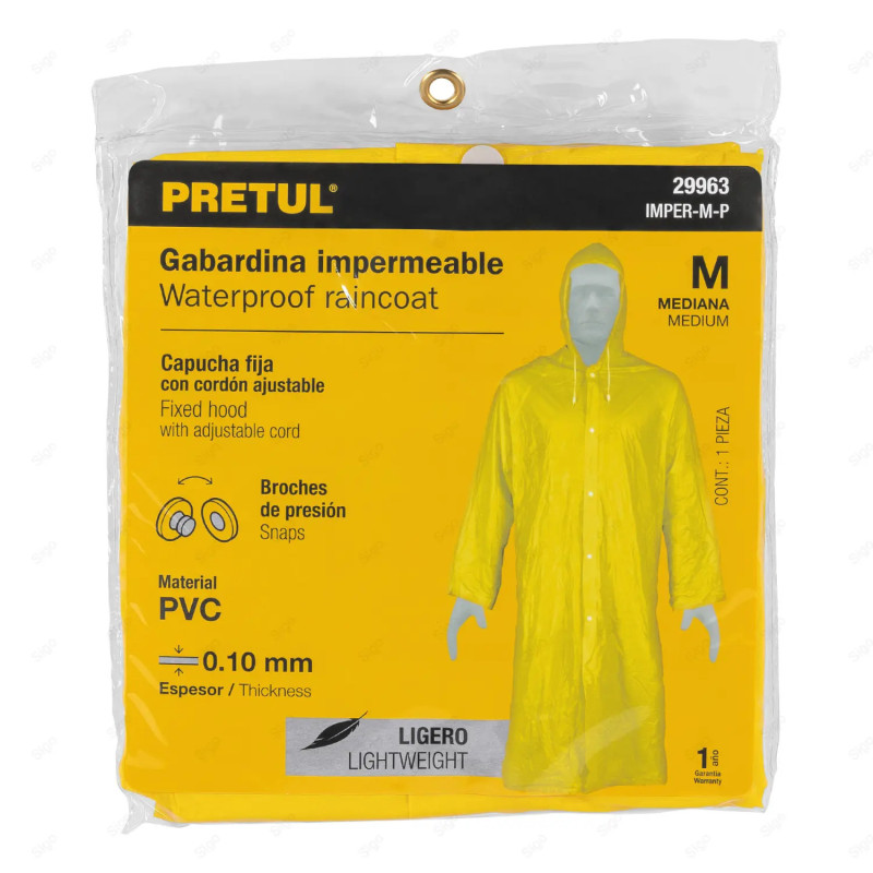 Impermeable 100% PVC, Multiples Tallas, Equipo de Protección y Seguridad Industrial