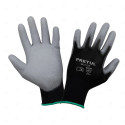 Guantes de nylon recubiertos de poliuretano, Multiples Tallas, Equipo de Protección y Seguridad Industrial